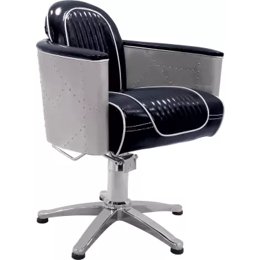 Fauteuils pour salon de coiffure qualité professionnelle modèle falcon coloris bleu