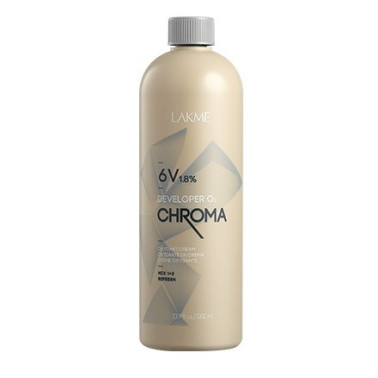 Développeur pour coloration cheveux sans ammoniaque Chroma 1L 6 vl