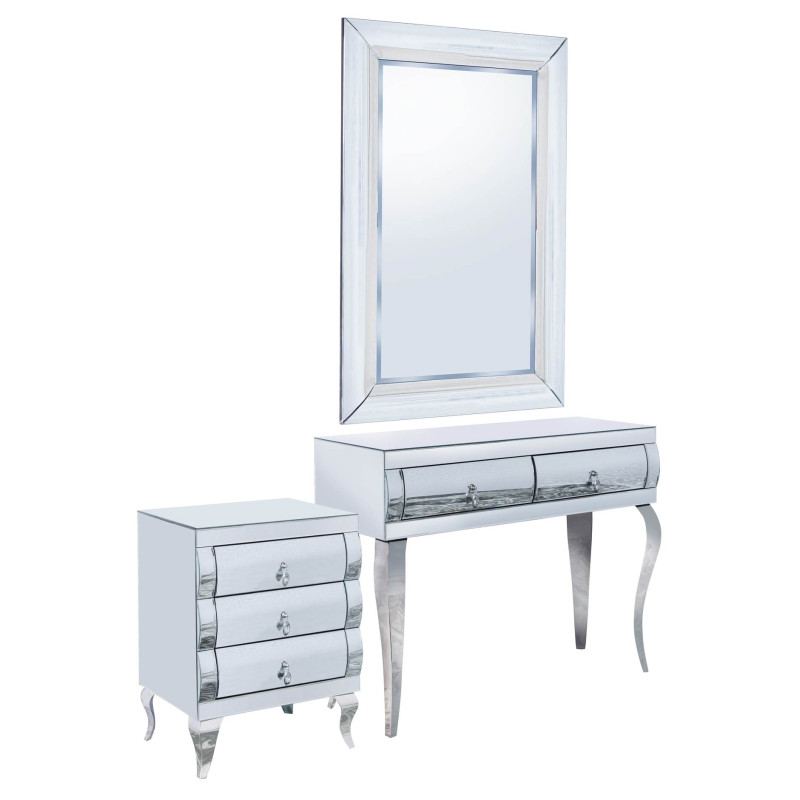 coiffeuse + meuble marquise pour salon de coiffure. Mobilier de coiffure marque jacques seban