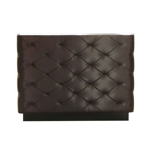 Caisse pour salon de coiffure. Comptoir pour coiffeur modèle livingston coloris noir