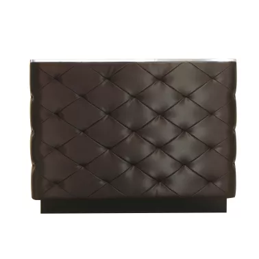 caisse pour salon de coiffure. Comptoir pour coiffeur modèle livingston coloris marron