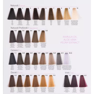 Nuancier  Coloration professionnelle  Kromside 6 Zéro.couverture cheveux blancs