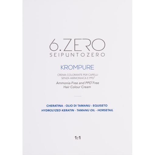 Coloration professionnelle pour cheveux sans ammoniaque Krompure
