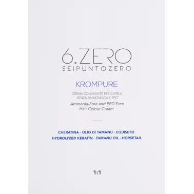 nuancier  Coloration professionnelle pour cheveux sans ammoniaque Krompure