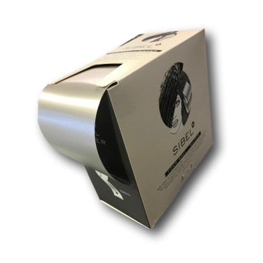 Papier mèches en rouleau pour créer des meches cheveux professionnelles marque sibel foam roll