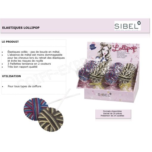 Elastiques cheveux Lollipop