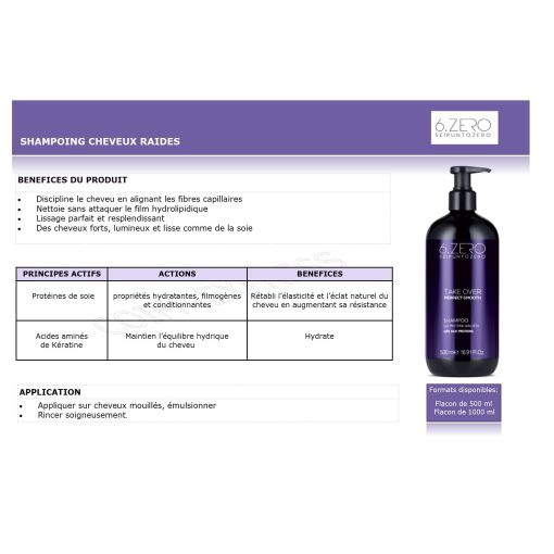 Shampoing cheveux lisses Perfect Smooth