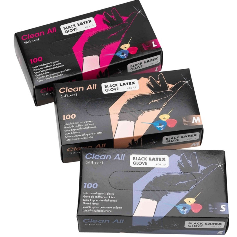 Pack De 100 Gants Latex Sibel Clean All Taille M - Blanc, Sans Poudre, Réutilisables, Protection Mains - 11
