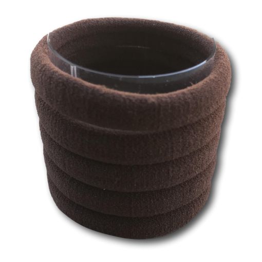 présentoir Elastique pour cheveux Natulastics de chez sibel coloris marron