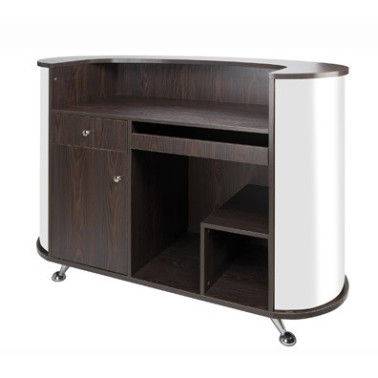 Caisse, comptoir pour salon de coiffure métal et bois eurostyl