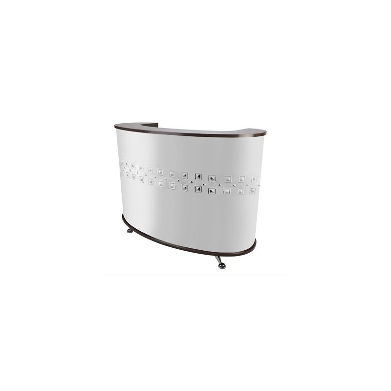 Caisse, comptoir pour salon de coiffure métal et bois eurostyl