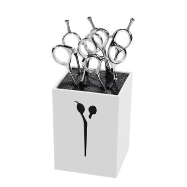 Porte-ciseaux de coiffure coloris argent