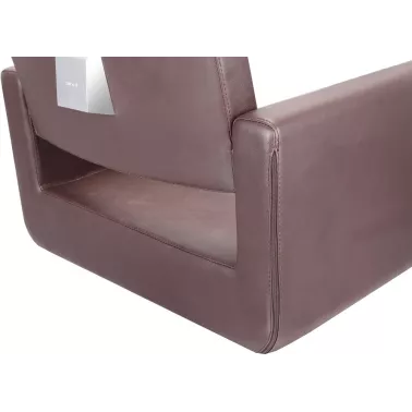 siège de coiffure Felicitas pour salon de coiffure base étoile coloris brun