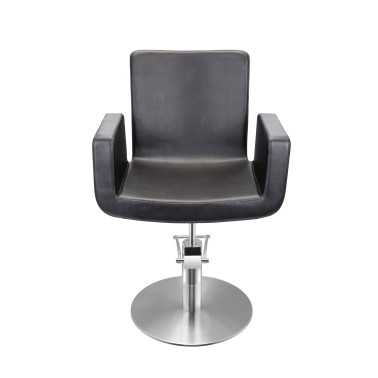 siège de coiffure Attractio noir Sibel Furniture base ronde