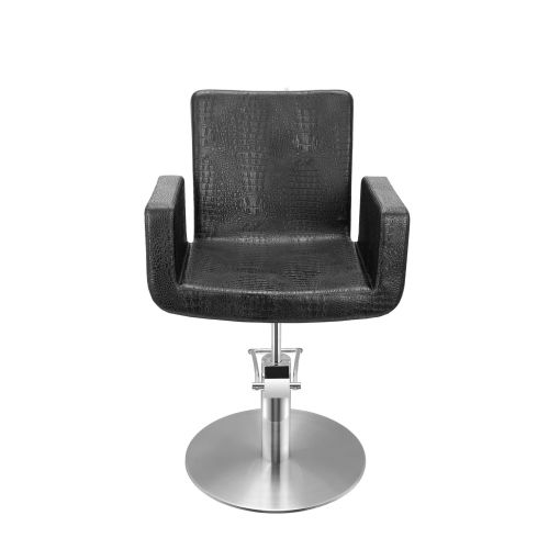 Fiche fauteuil de coiffure Attractio Croco noir Sibel Furniture