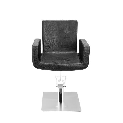 Fiche fauteuil de coiffure Attractio Croco noir Sibel Furniture