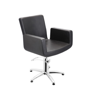Fauteuil coiffeur Attractio noir base étoile Sibel Furniture