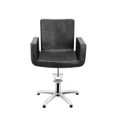 siège de coiffure Attractio Croco noir base étoile Sibel Furniture
