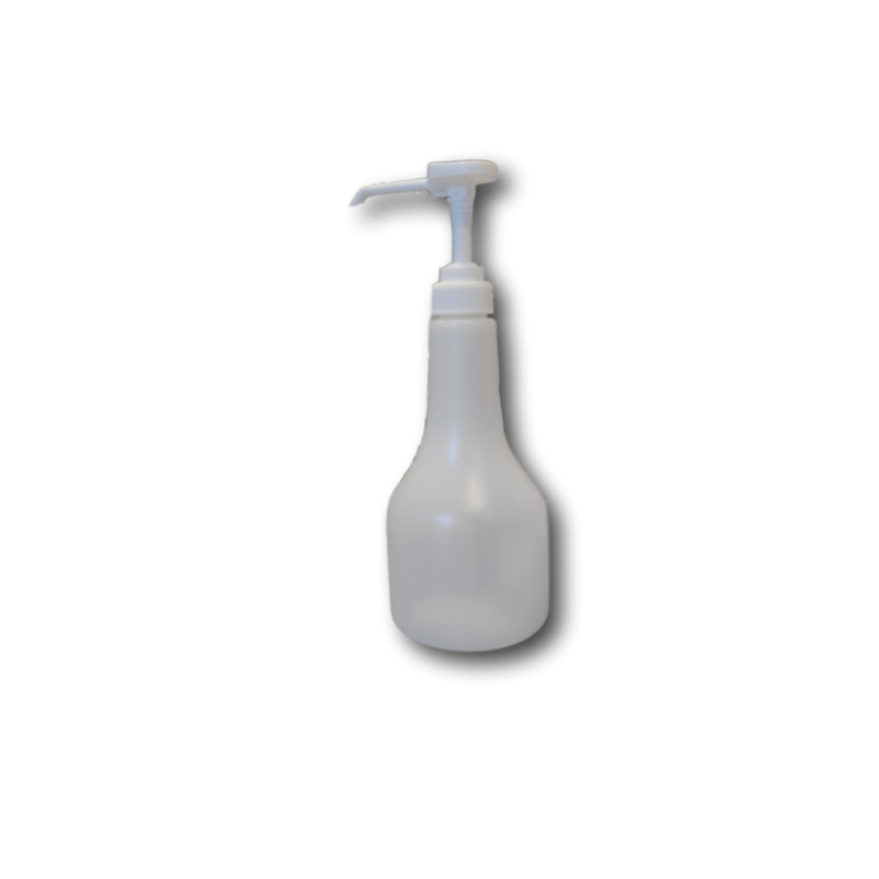 Bouteille pour salon de coiffure avec pompe dosage