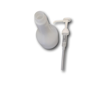 Bouteille pour salon de coiffure avec pompe dosage