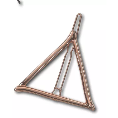 Pince cheveux métal coloris bronze