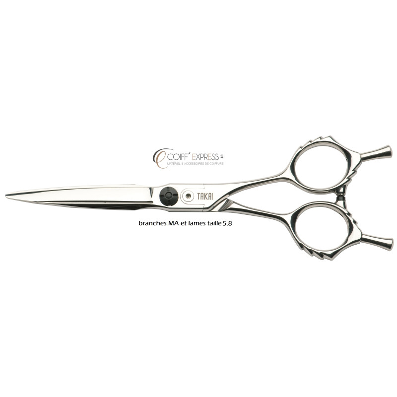 Ciseau takai coiffure professionnel de coupe ,  Karakuri marque Takai  MA Taille 5.8