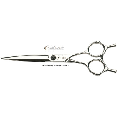 Ciseau takai coiffure professionnel de coupe ,  Karakuri marque Takai  MA Taille 6.3