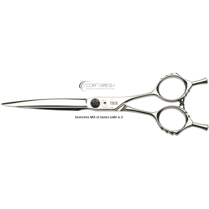 Ciseau takai coiffure professionnel de coupe ,  Karakuri marque Takai  MA Taille 6.3