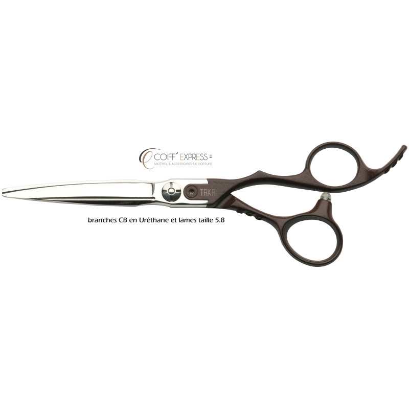 Ciseau takai coiffure professionnel de coupe ,karakuri branches CB uréthane taille 5.8