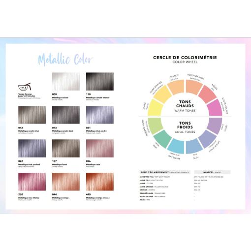 Tube chromatique coloration métallique Papillon 100 ML