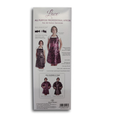 Tablier de coiffure femme Lace violet Olivia Garden