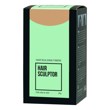Poudre cheveux Hair sculptor 25 g coloris brun clair ancienne gamme
