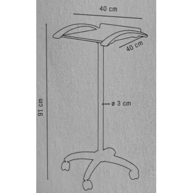 Tablette coloration Acrylitiss dimensions