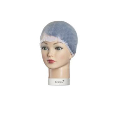 Bonnet transparent à mèche + crochet SILICONE