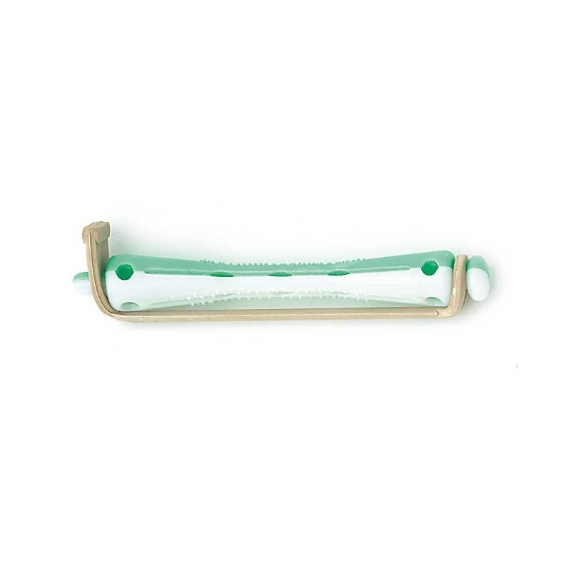 Bigoudis cheveux permanente 60 mm BI-COLOR  Vert 
