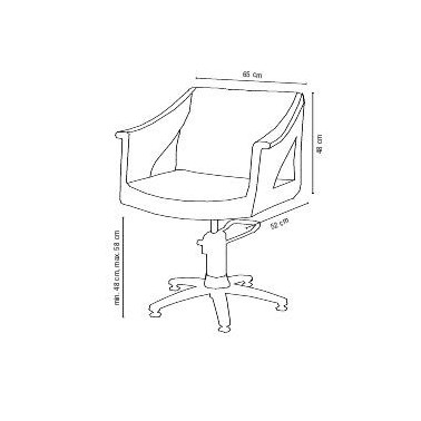 Dimensions fauteuil de coupe professionnel pour salon de coiffure Original Best Buy modèle Concorde