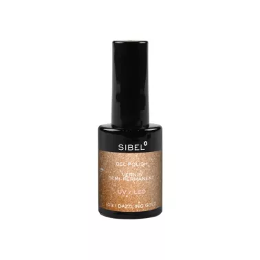 vernis a ongles sibel semi permanent Dazzling Gold