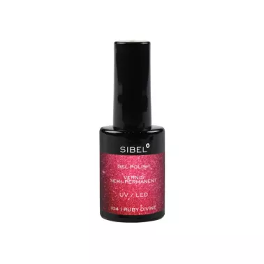 vernis a ongles sibel semi permanent Ruby Divine