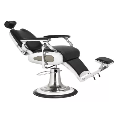 fauteuil de barbier qualité professionnelle Milwaukee coloris noir