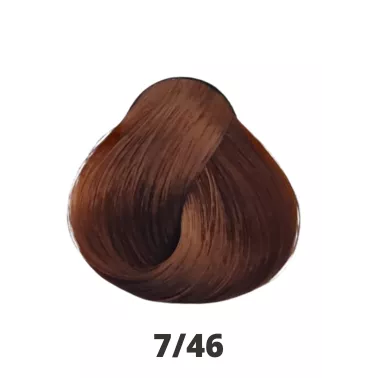 Coloration professionnelle cheveux sans ammoniaque Chroma teinte 7/46