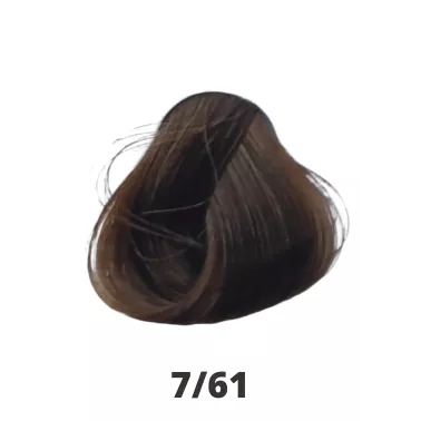 Coloration professionnelle cheveux sans ammoniaque Chroma teinte 7/61