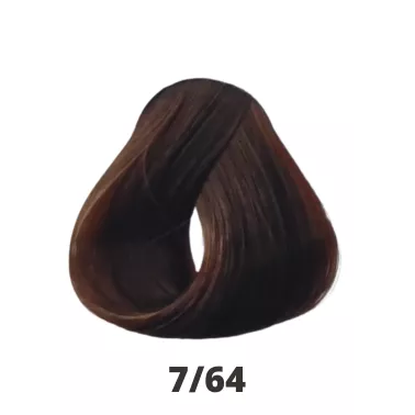 Coloration professionnelle cheveux sans ammoniaque Chroma teinte 7/64