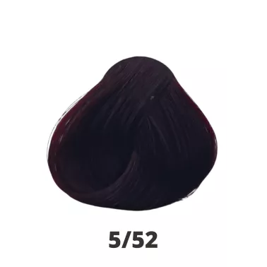 Coloration professionnelle cheveux sans ammoniaque Chroma teinte 5/52