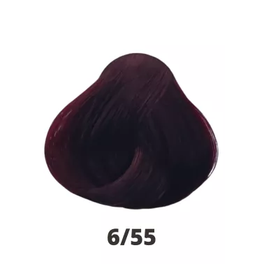 Coloration professionnelle cheveux sans ammoniaque Chroma teinte 6/55