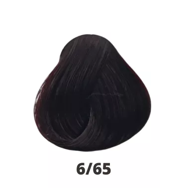 Coloration professionnelle cheveux sans ammoniaque Chroma 6/65