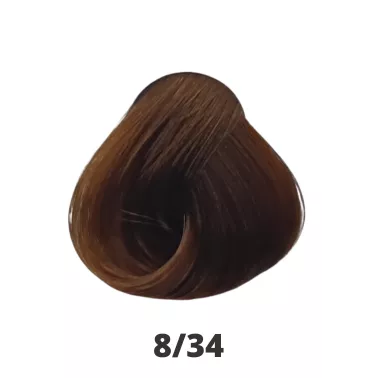 Coloration professionnelle cheveux sans ammoniaque Chroma 8/34