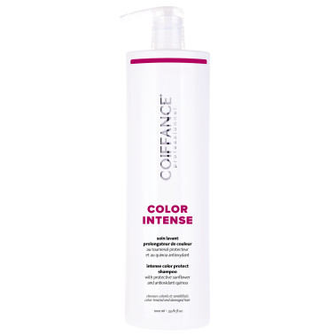 Shampoing 1000 ml professionnel color intense pour cheveux gamme Hcare marque Coiffance