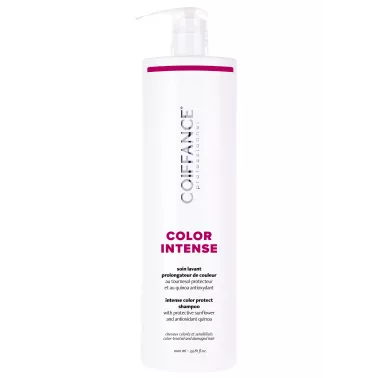 Shampoing 1000 ml professionnel color intense pour cheveux gamme Hcare marque Coiffance