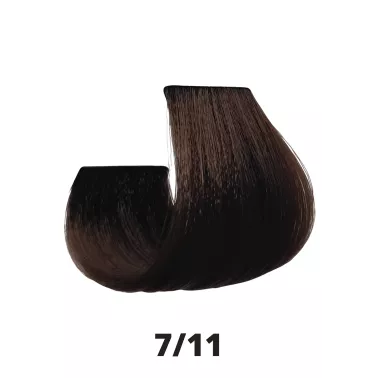 Coloration cheveux à l'huile d'argan Papillon de chez coiffance 7.11