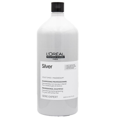 Shampoing cheveux gris et blancs Silver L'Oréal Professionnel 1500 ml 